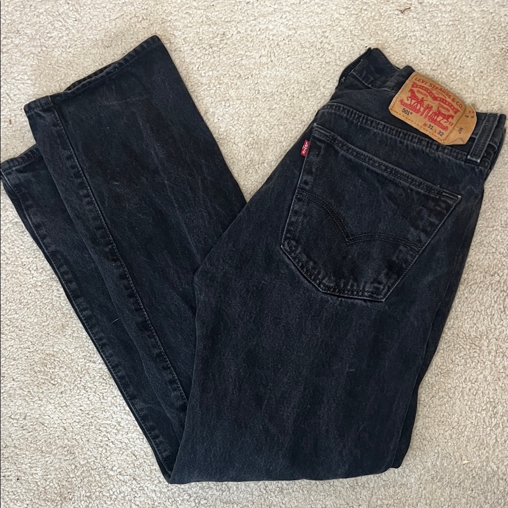 Levi's Dark Denim Men's Straight Jeans